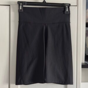 Madewell MWL High Rise Biker Shorts in Black Size XS